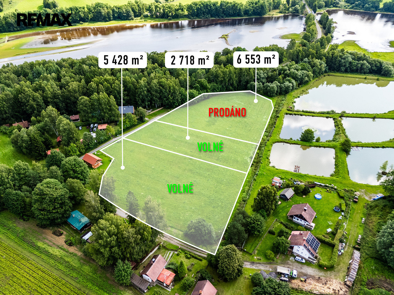 Prodej pozemku 9 752 m² – pohled 2