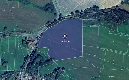Prodej pole 17 750 m², Životice, okres Plzeň-Jih