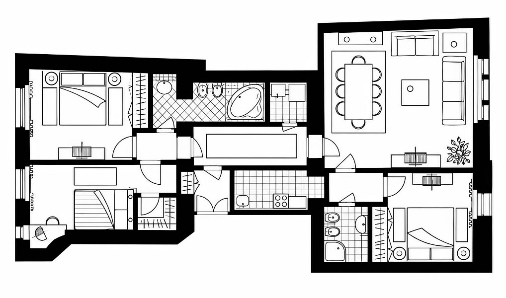 Pronájem bytu 4+kk 100 m², Praha – náhled fotky 9