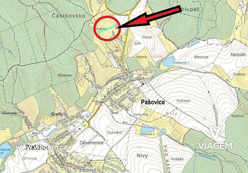 Pole 6 247 m², Podíl 21 % o výměře 1 289 m² – pohled 4