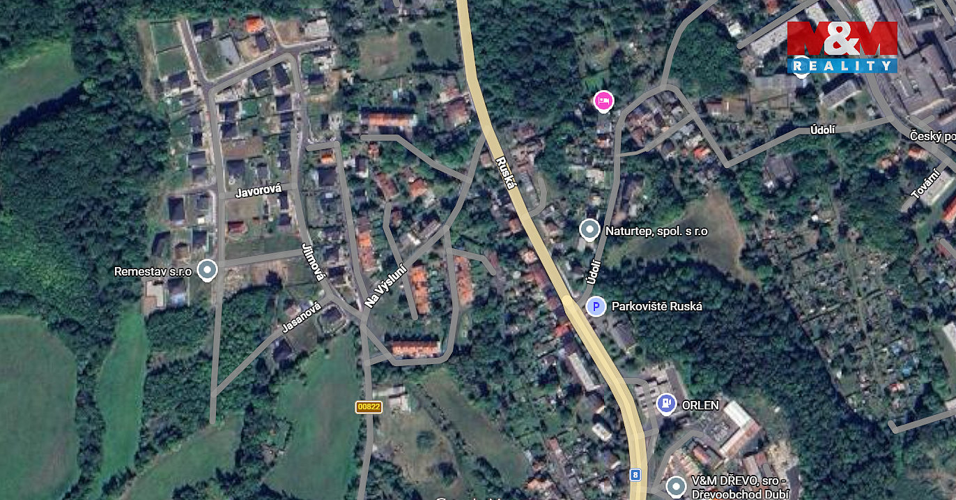 Prodej stavebního pozemku 823 m² – pohled 4