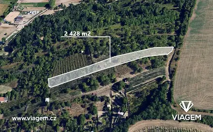 Prodej zahrady 809 m², Hustopeče, okres Břeclav