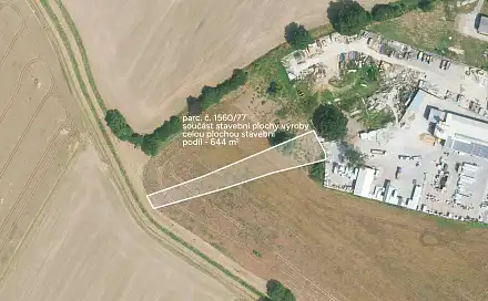 Prodej stavebního pozemku 1 916 m², Kněžpole, okres Uherské Hradiště