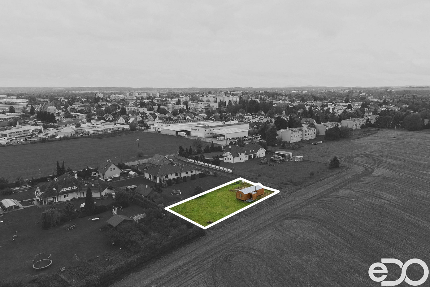 Prodej stavebního pozemku 1 089 m² – pohled 4