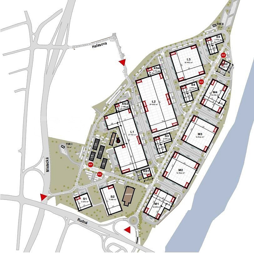 Pronájem skladovacích prostor 15 470 m² – pohled 3