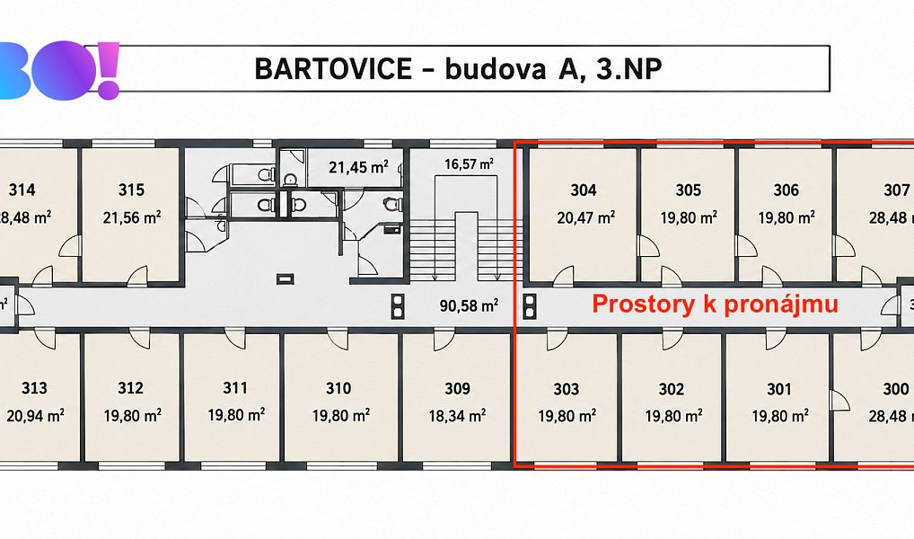 Pronájem kanceláře 180 m², Ostrava – náhled fotky 14