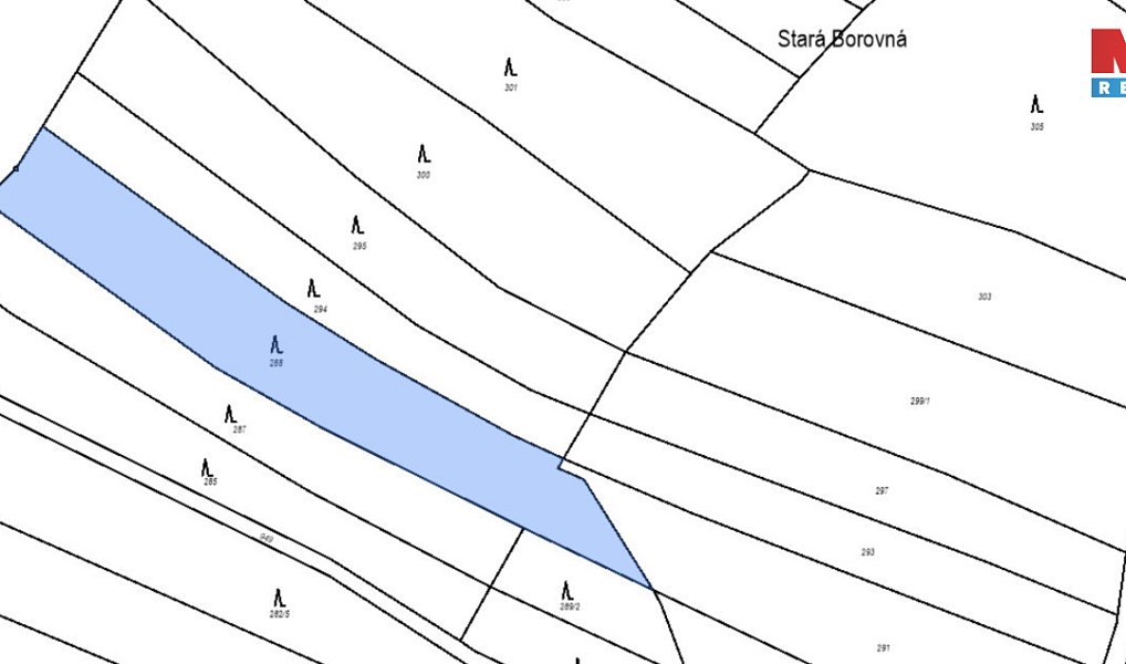 Prodej lesa 7 177 m², Mysletice – náhled fotky 4