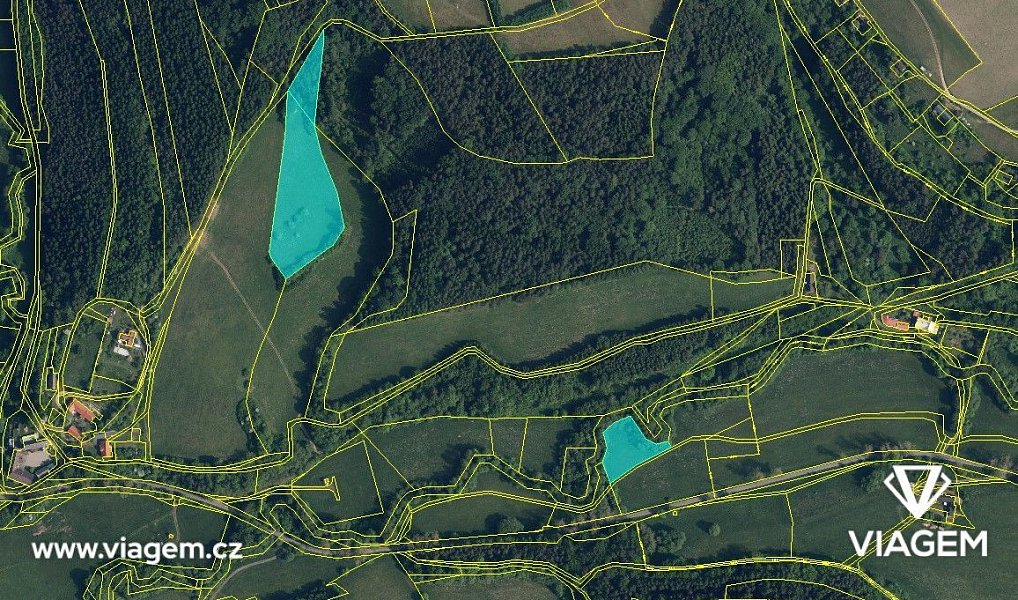 Prodej pole 1 261 m², Český Dub – náhled fotky 3