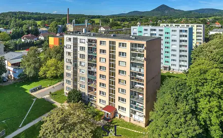 Pronájem bytu 2+kk 42 m², Sídliště, Cvikov - Cvikov II, okres Česká Lípa