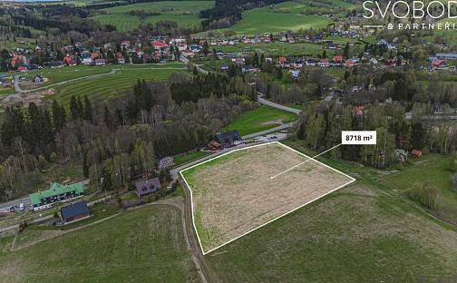 Prodej stavebního pozemku 8 718 m², Deštné v Orlických horách