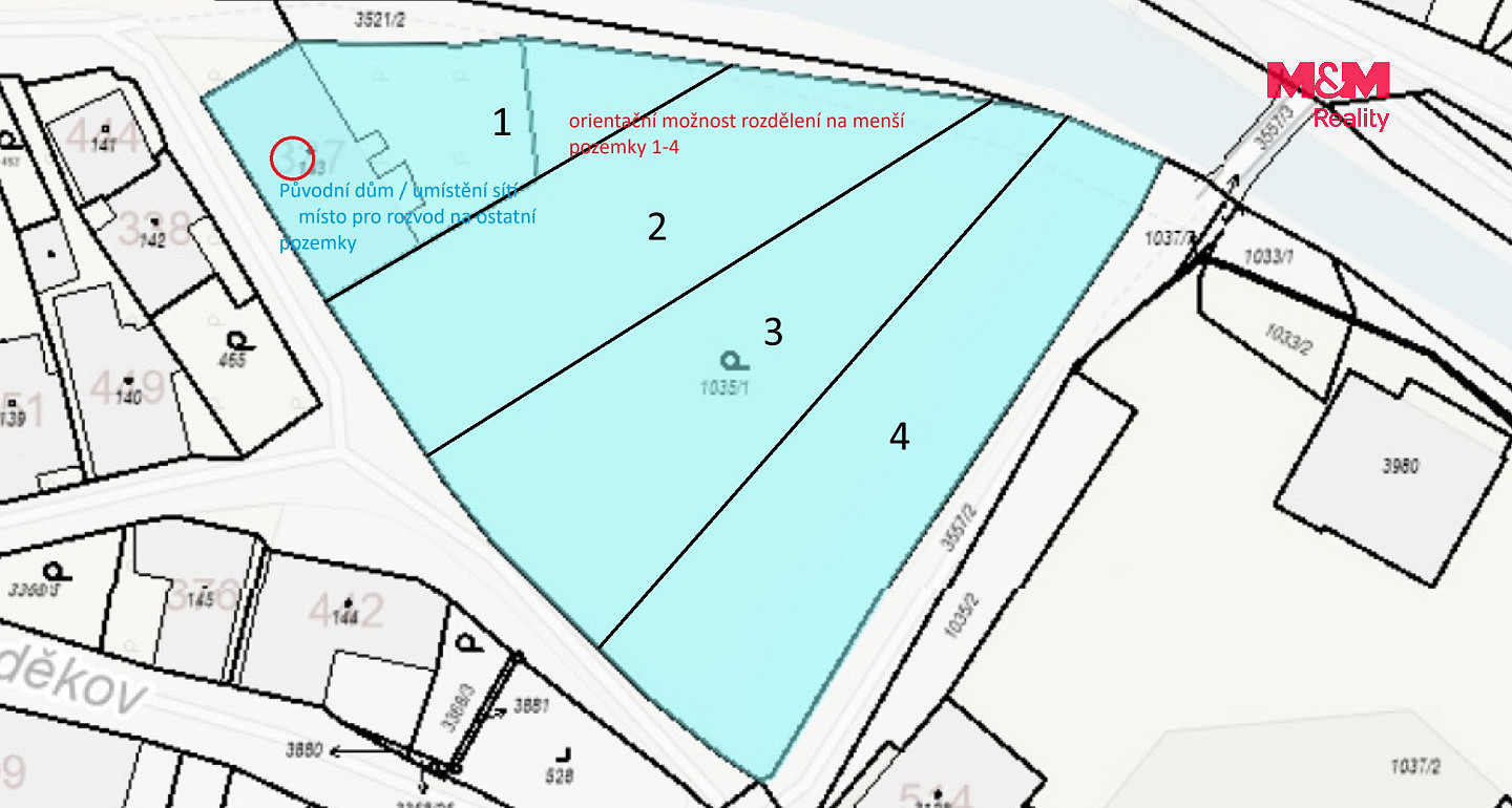 Prodej stavebního pozemku 4 130 m² – fotografie 4