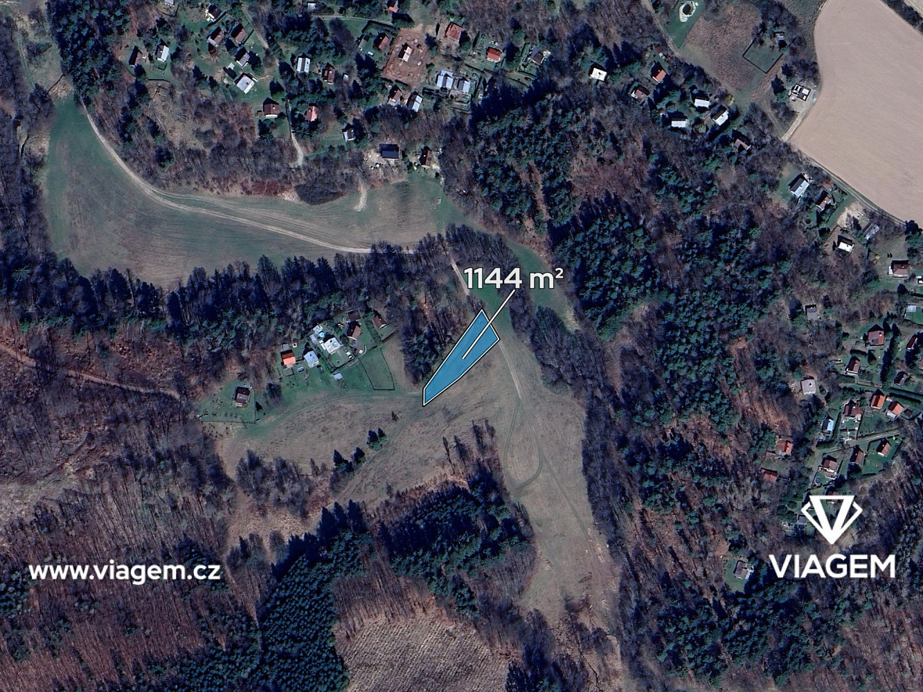 Prodej pole 1 144 m² - View 2