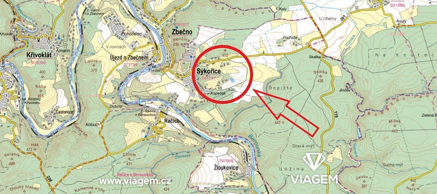 Prodej pole 2 286 m² – fotografie 3