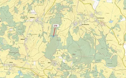Dražba lesa 4 502 m², Zálezly