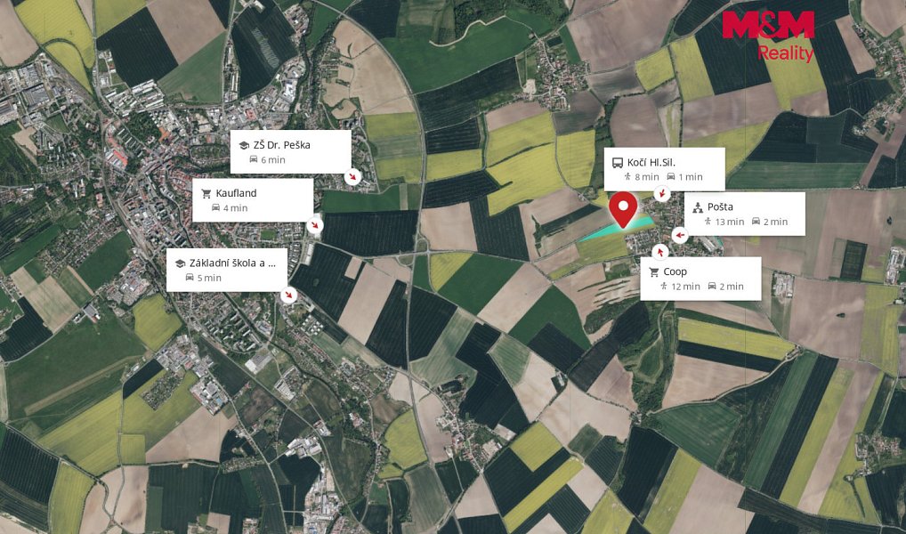 Prodej stavebního pozemku 12 277 m², Kočí – náhled fotky 12