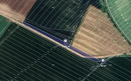 Prodej pole 3 484 m², Čejkovice, okres Hodonín