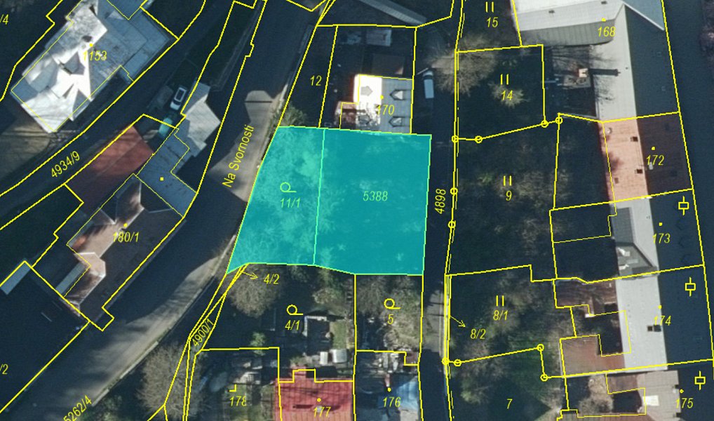 Prodej stavebního pozemku 693 m², Jáchymov – náhled fotky 2