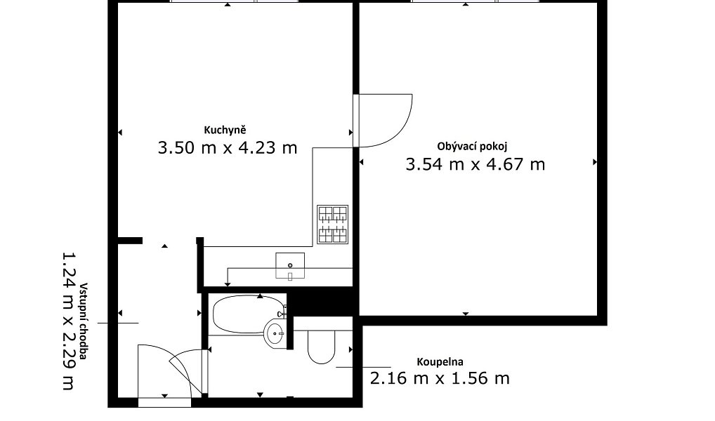 Prodej bytu 1+1 37 m², Ústí nad Labem – náhled fotky 3