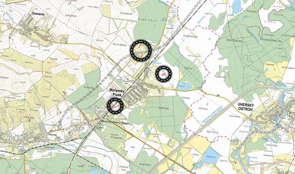 Prodej pole 7 125 m², Moravský Písek – náhled fotky 4