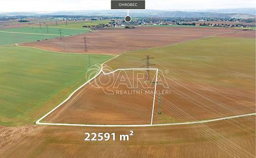 Prodej pole 22 591 m², Dolní Břežany, okres Praha-západ