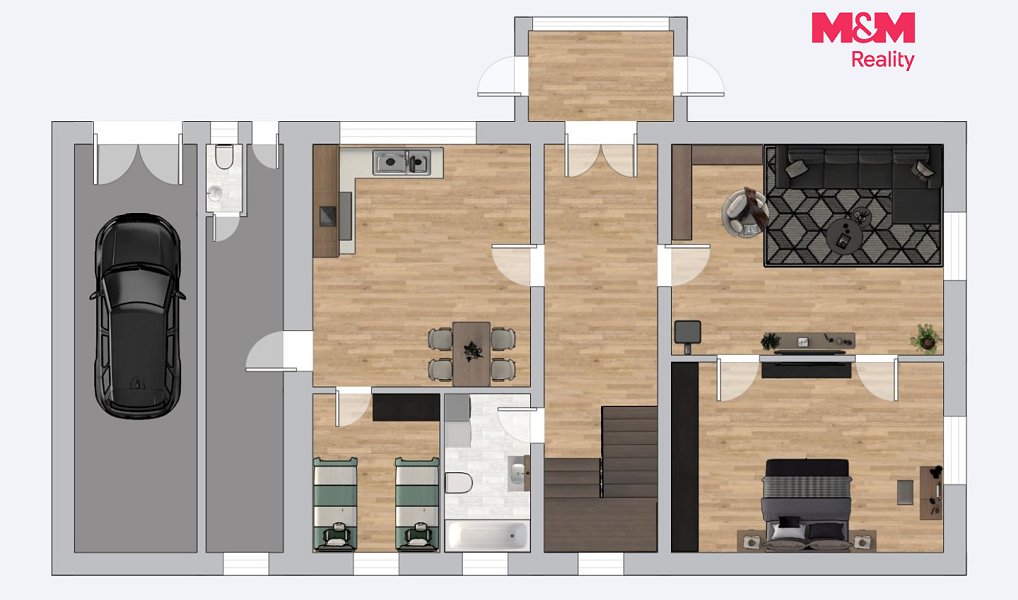 Prodej domu 177 m² s pozemkem 1 742 m², Žleby – náhled fotky 15