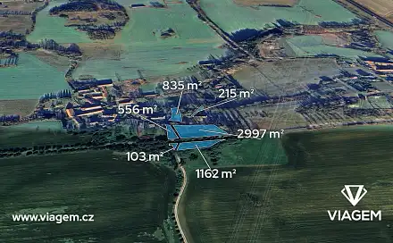 Prodej stavebního pozemku 366 m², Předotice, okres Písek