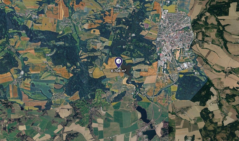 Prodej pole 6 708 m², Bystřice – náhled fotky 2