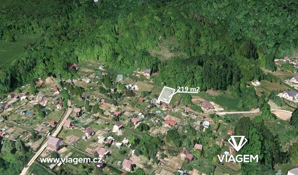 Prodej stavebního pozemku 219 m², Povrly – náhled fotky 3