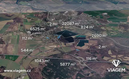 Prodej lesa 2 492 m², Poděbrady, okres Nymburk