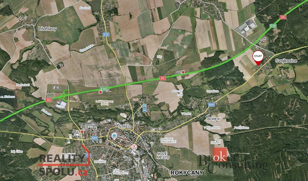 Prodej komerčního pozemku 3 290 m², Svojkovice – náhled fotky 2