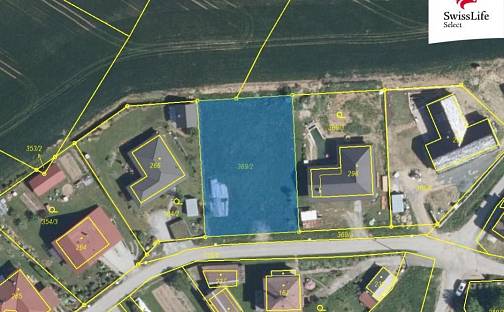Prodej stavebního pozemku 1 151 m², Humpolec, okres Pelhřimov