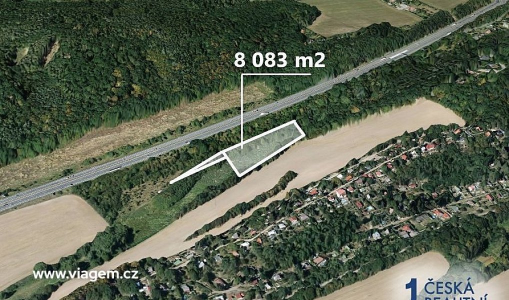 Prodej pole 8 083 m², Nučice – náhled fotky 2