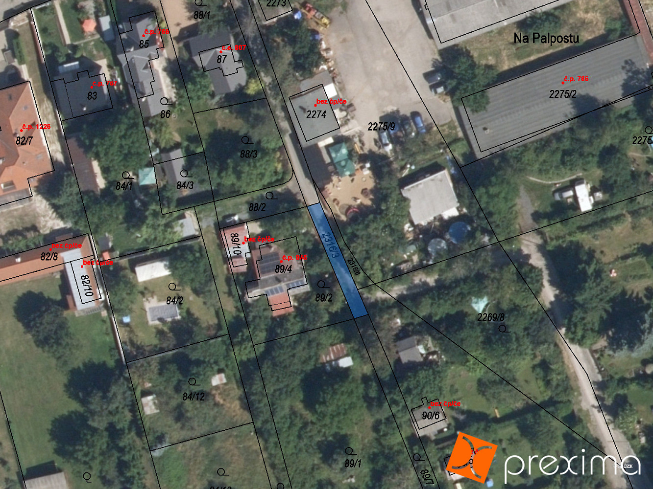 Prodej komerčního pozemku 50 m²