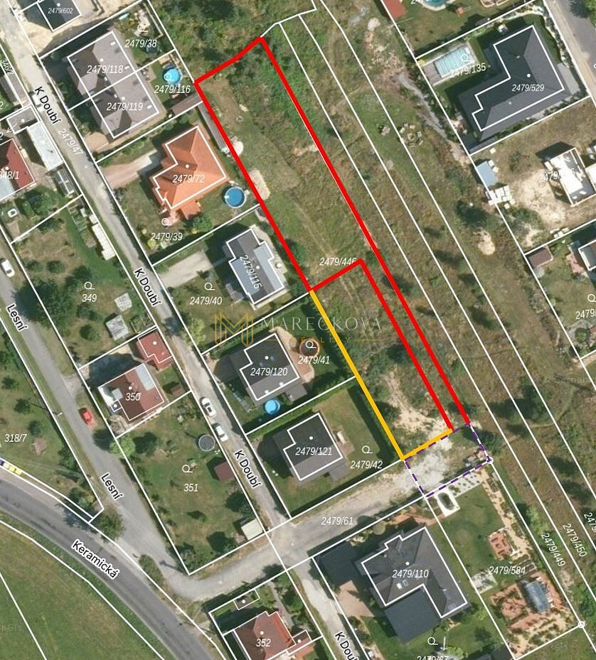 Prodej stavebního pozemku 675 m²