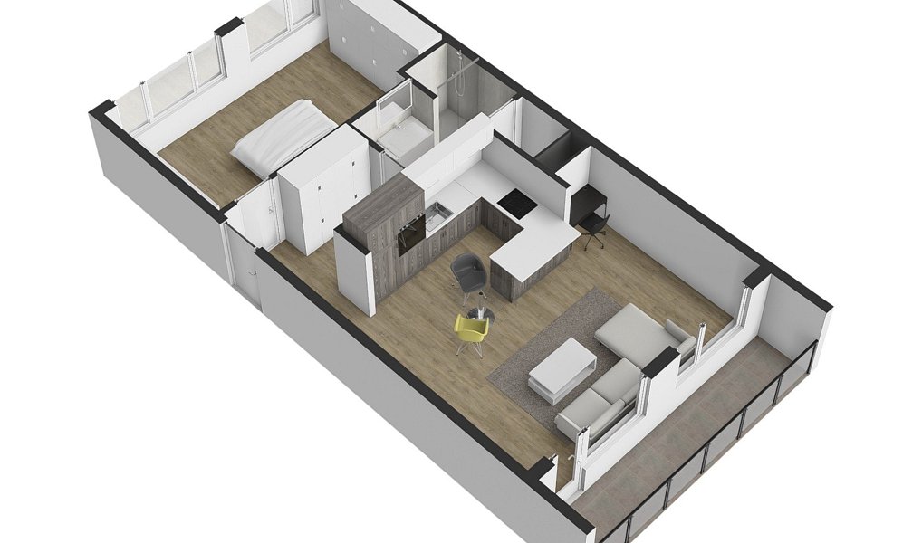 Pronájem bytu 2+kk 61 m², Praha – náhled fotky 19