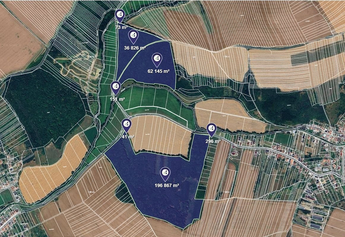 Prodej lesa 2 390 m²