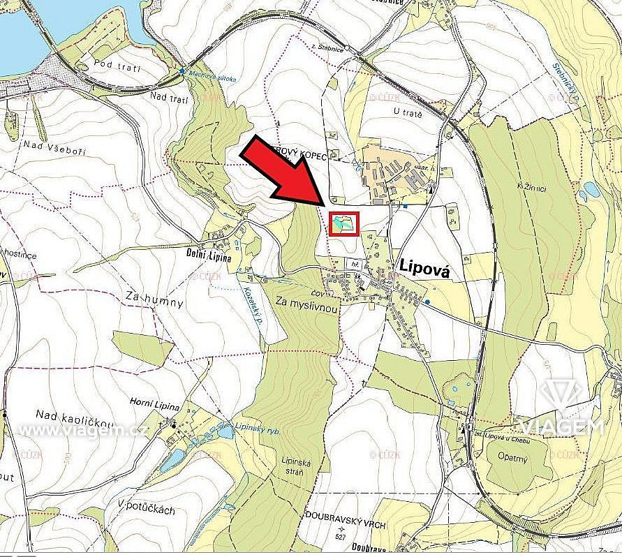 Prodej lesa 2 049 m² – fotografie 3