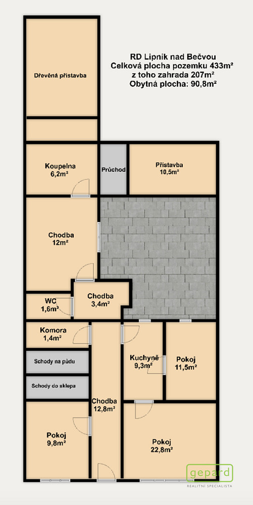 Prodej domu 106 m² s pozemkem 227 m² – fotografie 4