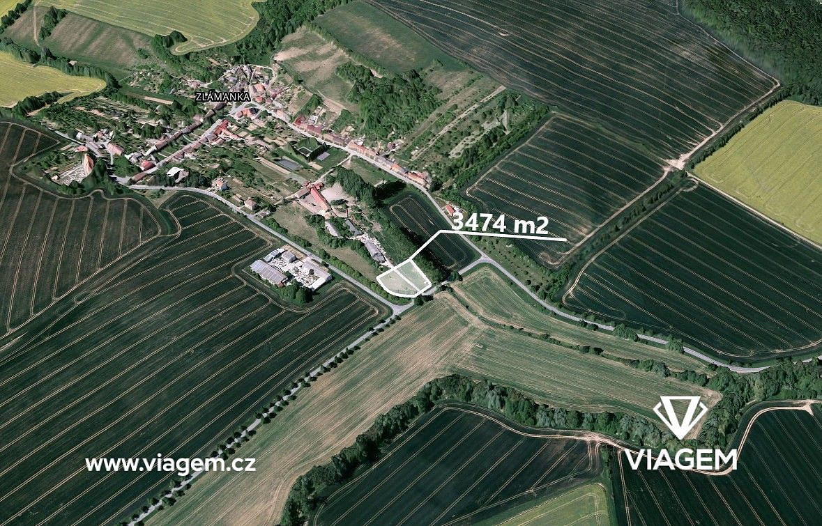 Prodej stavebního pozemku 3 474 m²