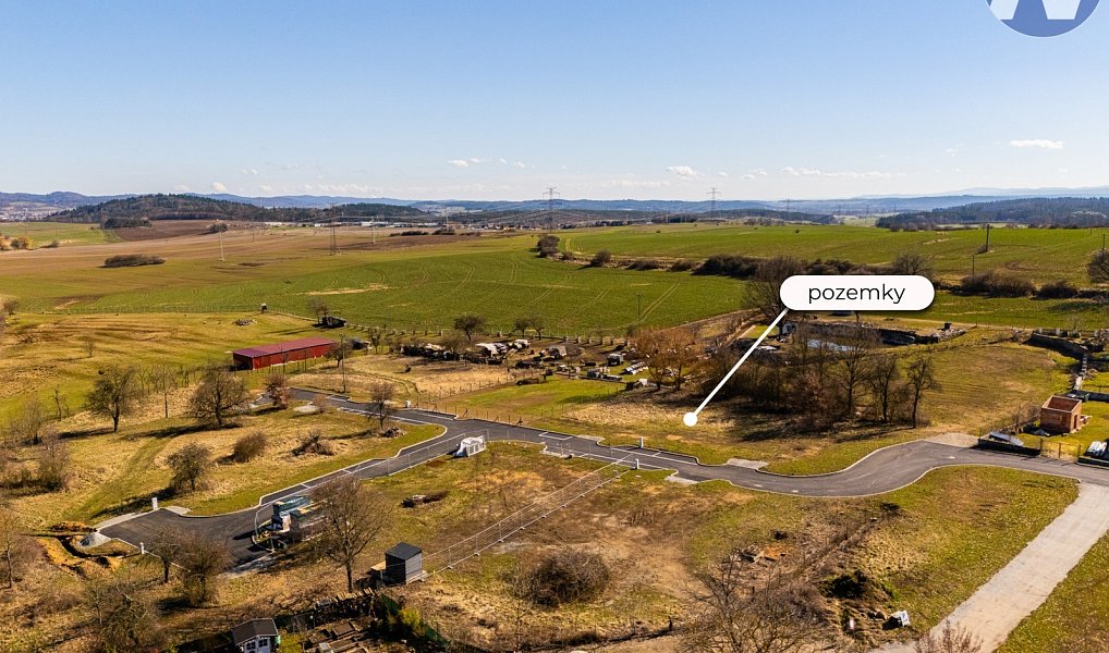 Prodej stavebního pozemku 906 m², Písek – náhled fotky 3