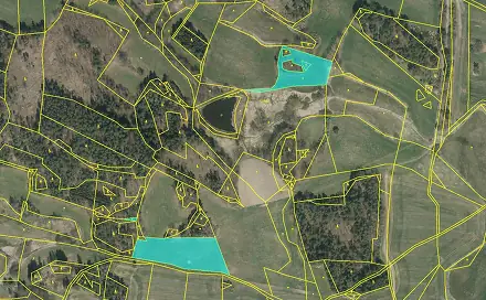 Prodej pole 14 046 m², Doubravice - Nahošín, okres Strakonice