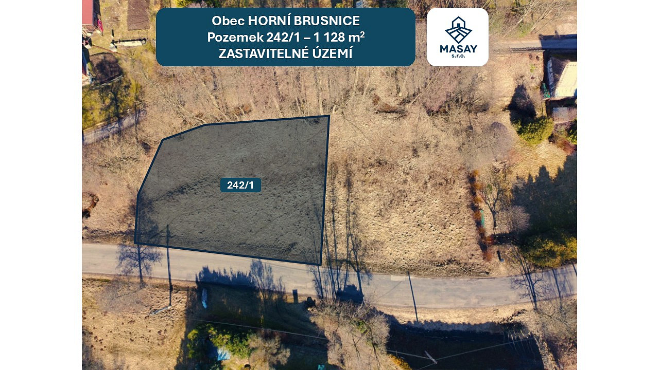 Prodej stavebního pozemku 1 128 m² – fotografie 3