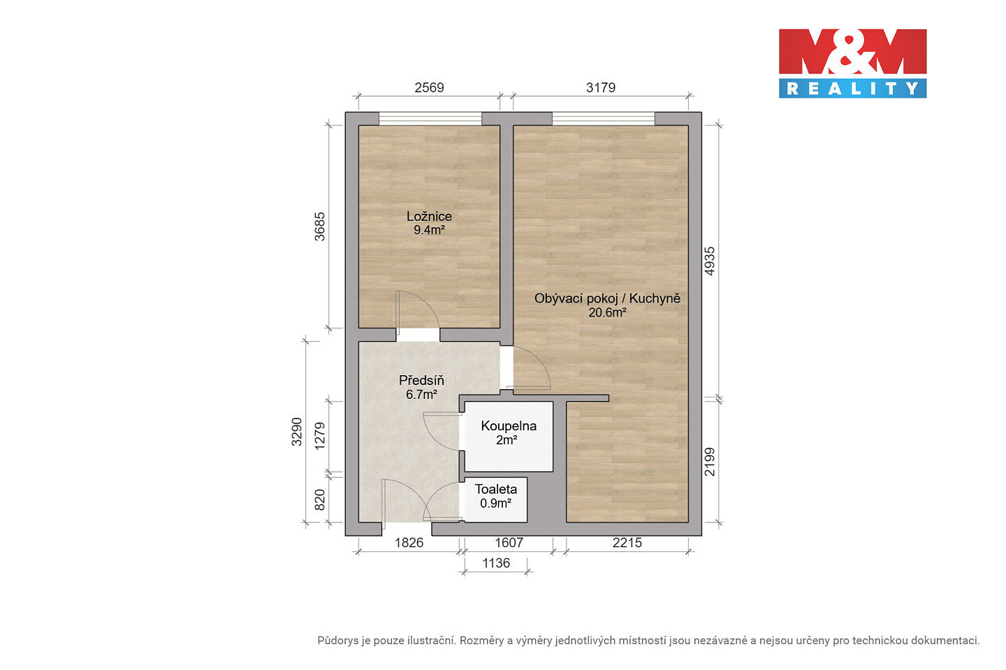 Prodej bytu 2+kk 41 m² – fotografie 4