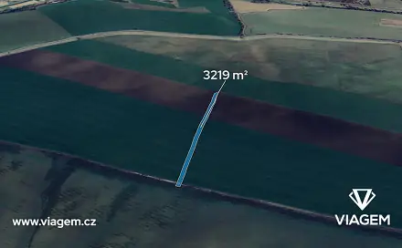Prodej pole 3 219 m², Šumice, okres Uherské Hradiště