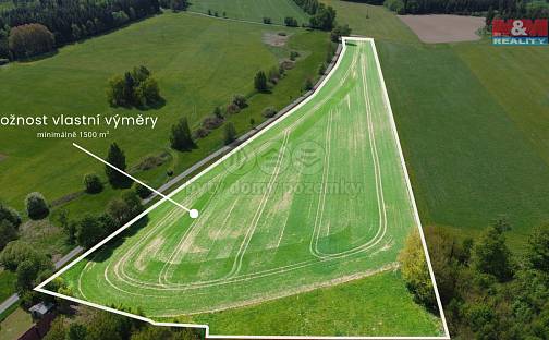 Prodej stavebního pozemku 1 500 m², Včelnička, okres Pelhřimov