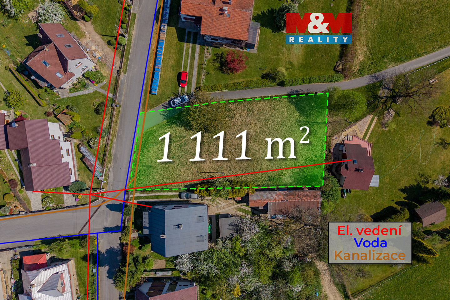 Prodej stavebního pozemku 1 111 m²
