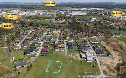 Prodej stavebního pozemku 742 m², Planá nad Lužnicí, okres Tábor