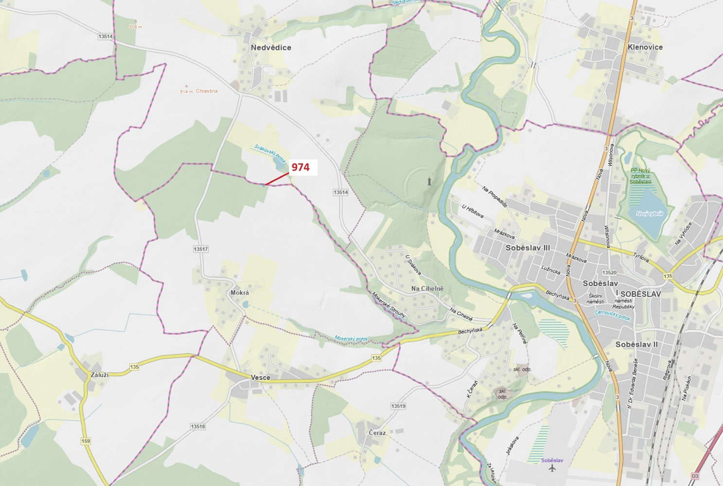 Dražba lesa 260 m²