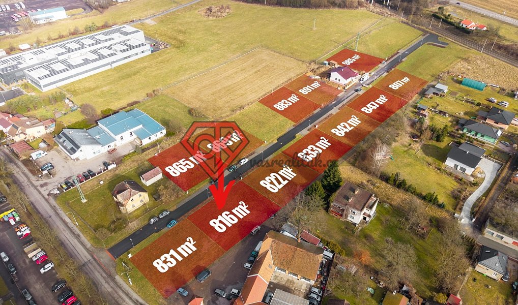 Prodej stavebního pozemku 816 m², Ústí nad Orlicí – náhled fotky 2