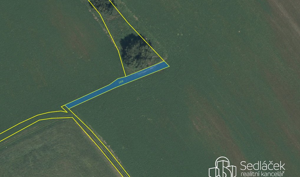 Prodej pole 1 011 m², Jindřichovice – náhled fotky 3
